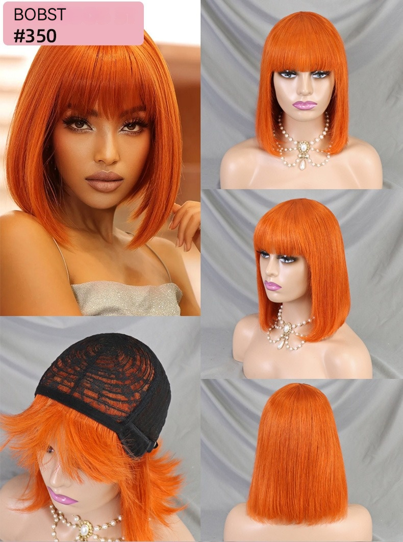 Human hair wig to upgrade your style with a fashionable Bang BOB look